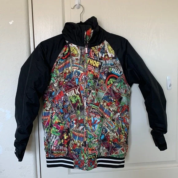 Burton | Jackets & Coats | Boy Marvel Comics Zip Up | Poshmark